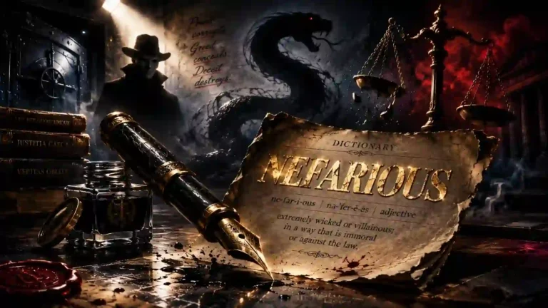Nefarious Meaning