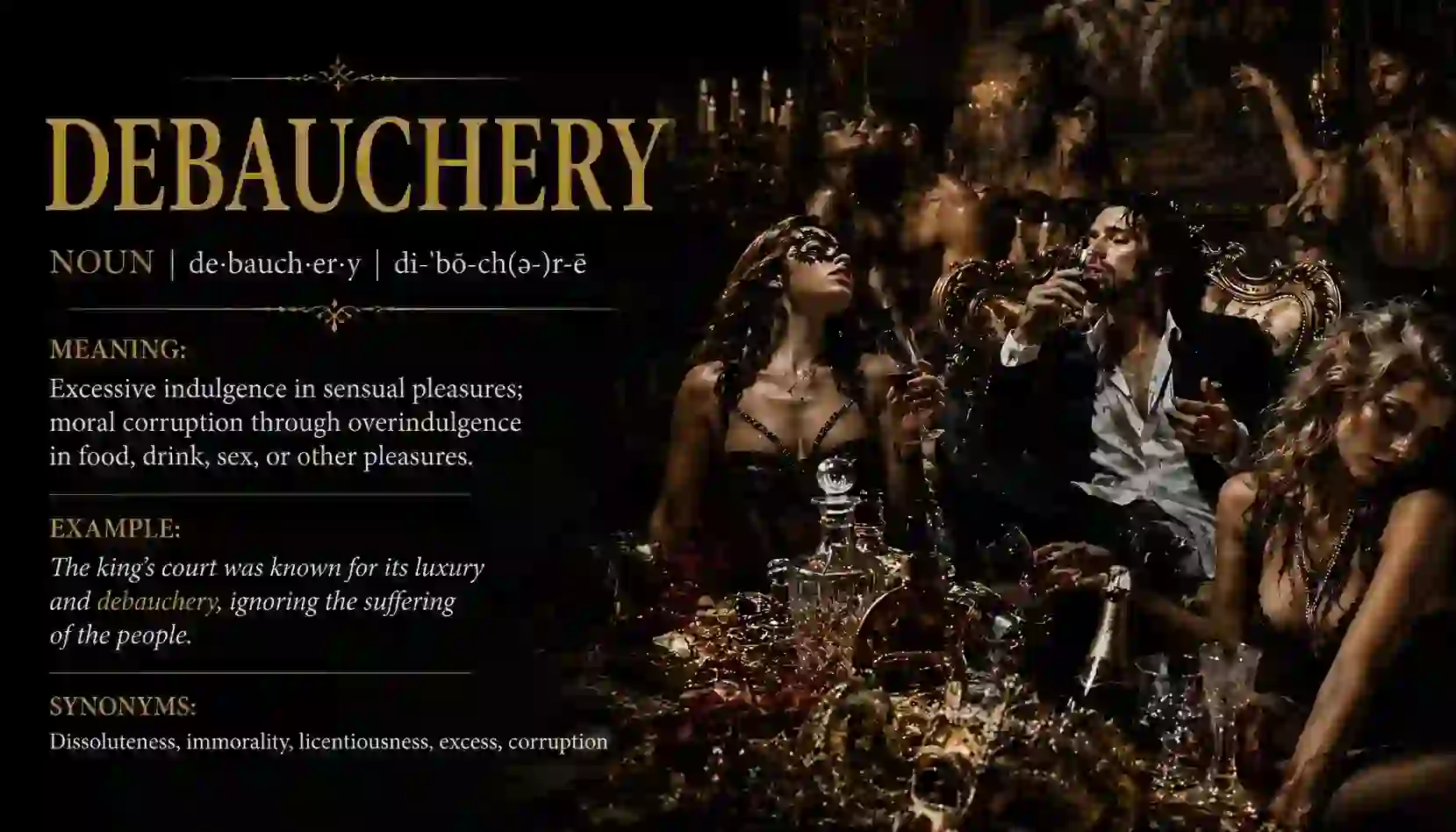 Debauchery Meaning