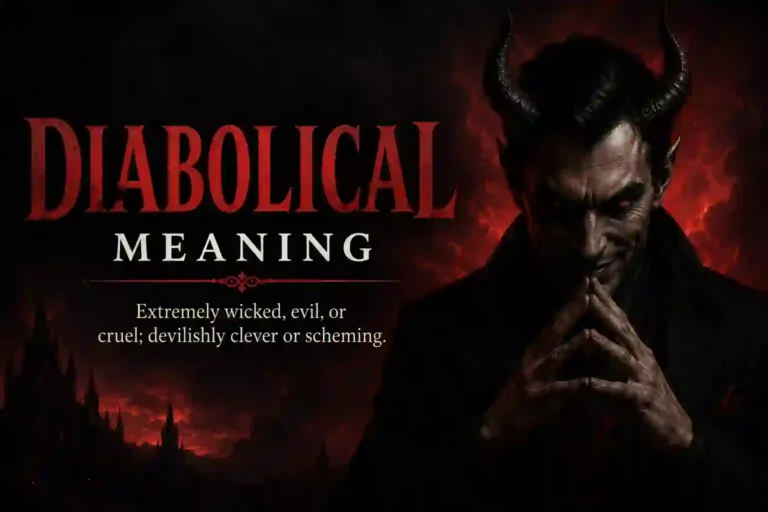 Diabolical Meaning