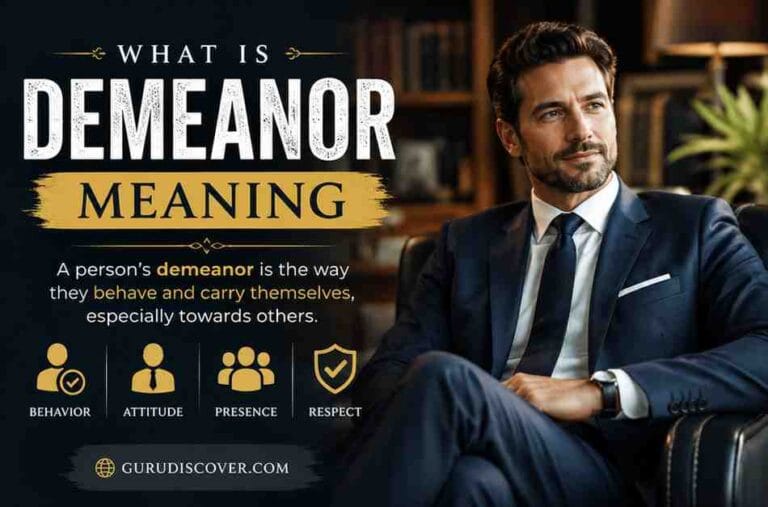 Demeanor Meaning