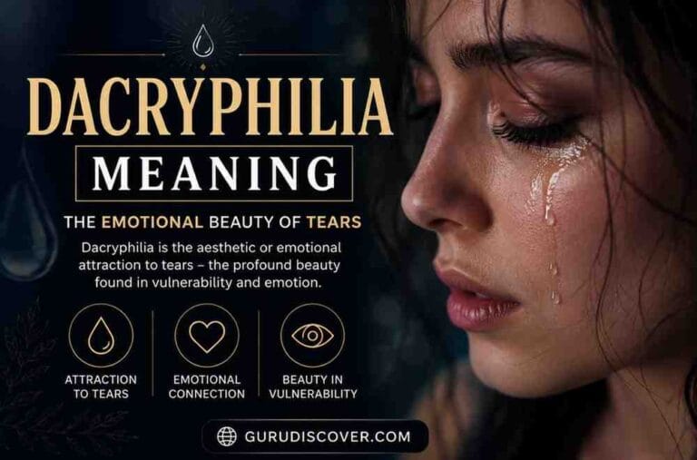 Dacryphilia Meaning