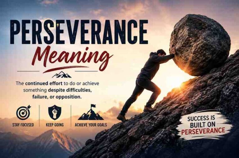 perseverance meaning