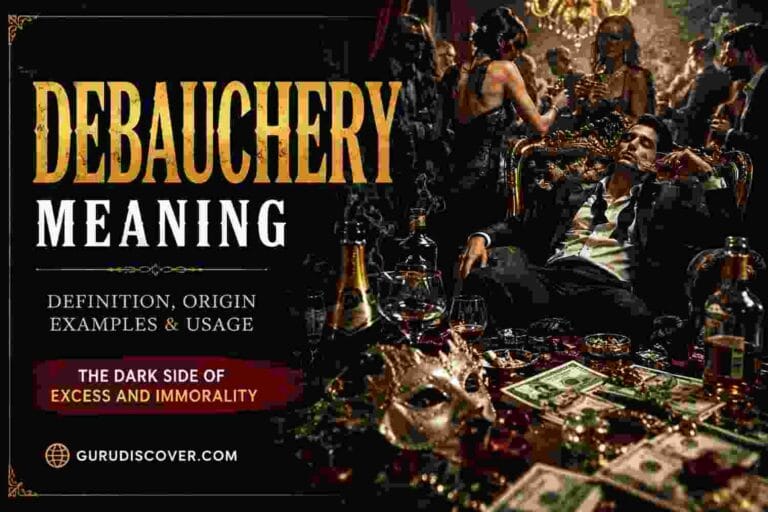 Debauchery Meaning