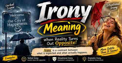 Irony Meaning