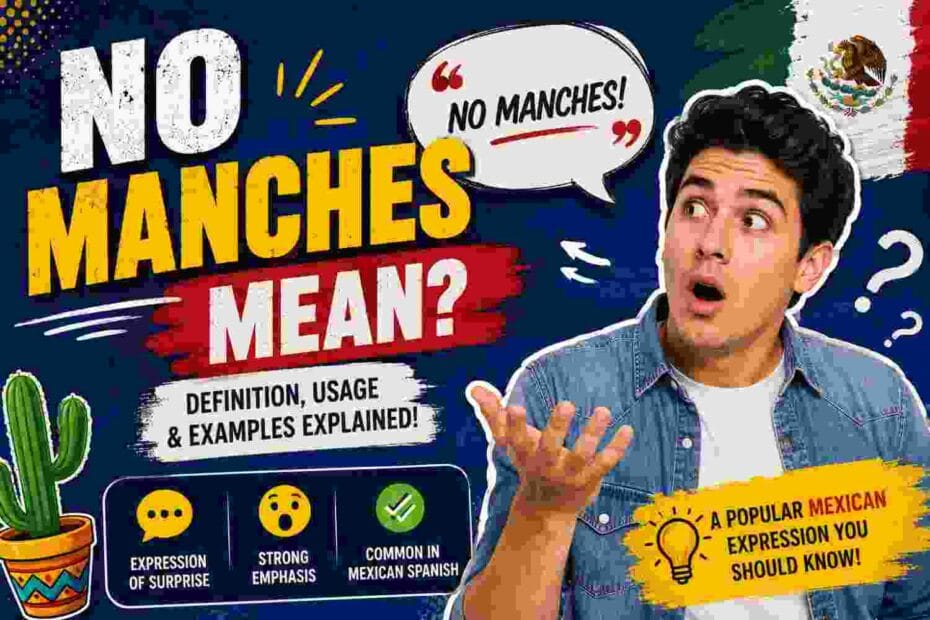 Friends reacting with surprise while saying no manches meaning in Mexico City street
