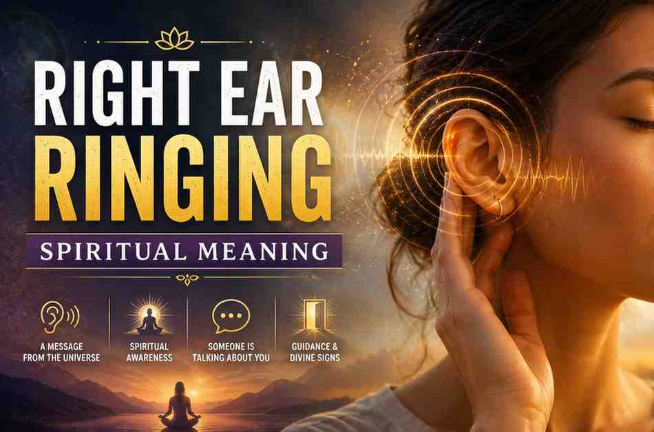 right ear ringing spiritual meaning