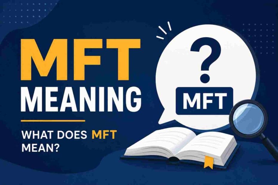 MFT meaning explained - marriage and family therapist office setup showing counseling room