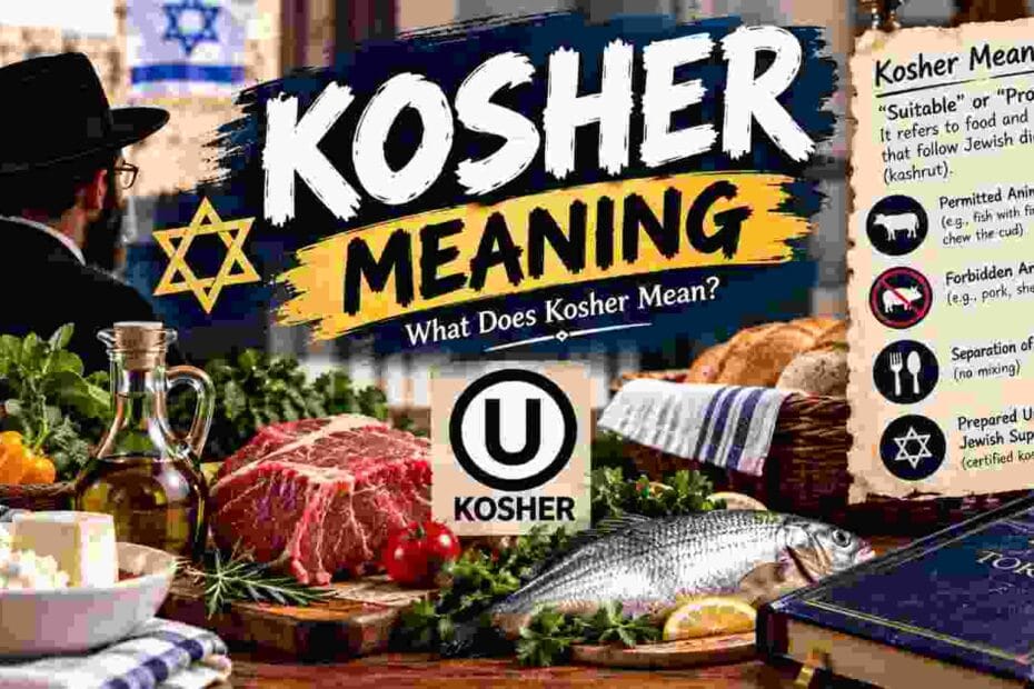Kosher meaning explained — OU, OK and Star-K certification symbols on food labels