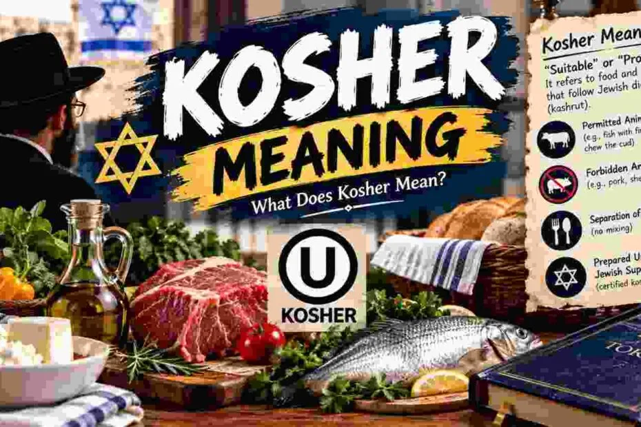Kosher meaning explained — OU, OK and Star-K certification symbols on food labels