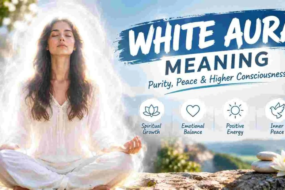 White aura meaning, spiritual energy, peace and inner balance