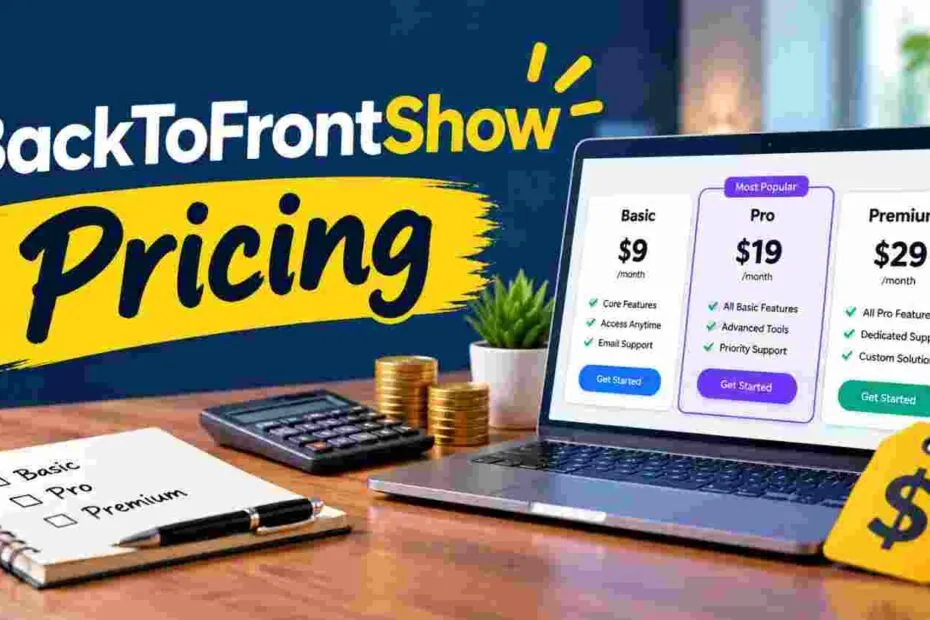 BackToFrontShow pricing plans and subscription options